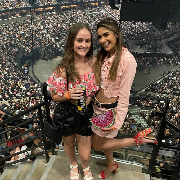 Betsy Johnson watermelon print heels - Picture 6 of 7